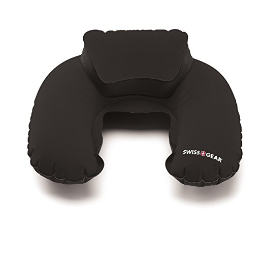 SwissGear Double Comfort Inflatable Travel Pillow with Dual Air Chambers