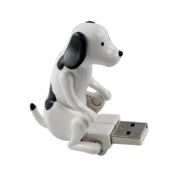 Vktech USB Hump Dog Funny Humping Spot Dog Christmas Toy Gift (White)
