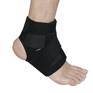 Nlife Premium Adjustable ANKLE SUPPORT, ANKLE BRACE, ANKLE WRAP Perfect for Basketball, Running, Soccer, and Training
