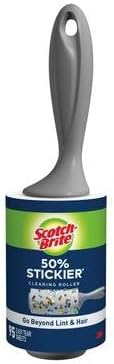 3M 50% Stickier Scotch-Brite Lint Roll: 4 in. Width / 95 Sheets