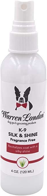 Warren London - K9 Silk & Shine - 4oz - Leave In Conditioner that Revitalizes Coat with a Silky Shine - Made in USA