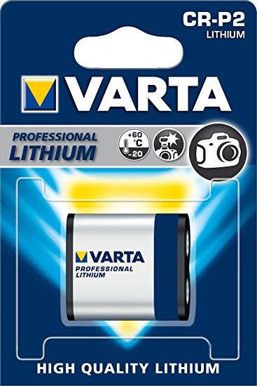 Varta Professional Litium CR-P2 6V Battery 6204