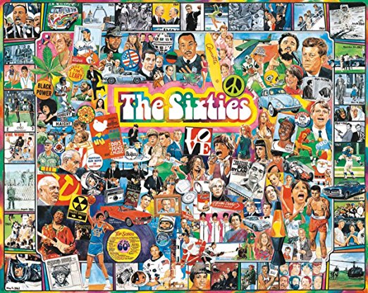 White Mountain Puzzles The Sixties - 1000 Piece Jigsaw Puzzle