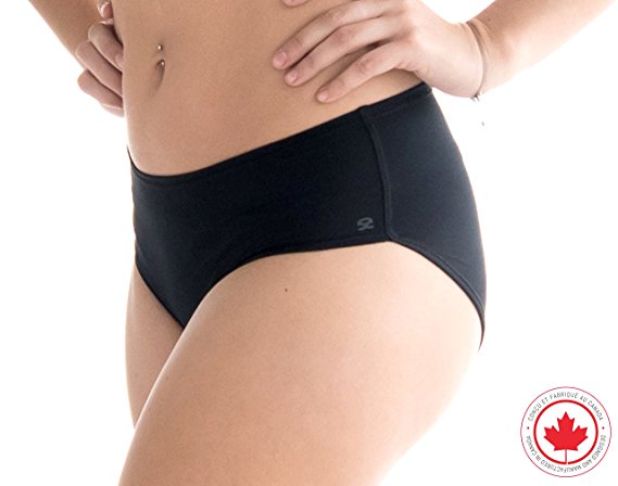 Real Period and Pee-Proof Sports Undies - Up to 5 regular tampons and 10 Tsp of leaks