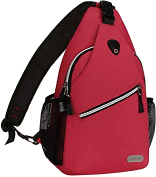 MOSISO Sling Backpack, Multipurpose Crossbody Shoulder Bag Travel Hiking Daypack