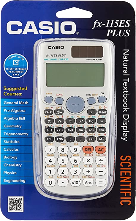 FX-115ESPLUS Casio FX115ESPLUS Scientific Calculator Black 1-Pack 1