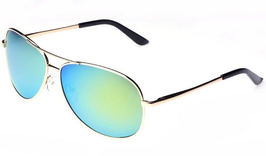 YUFENRA Reflective Mirror Lens Aviator Polarized Sunglasses