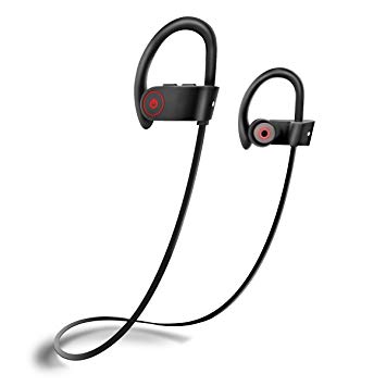 Bluetooth Headphones, in Ear Wireless Earphones IPX7 Sweatproof Noise Cancelling Stereo Sport Headsets for Gym