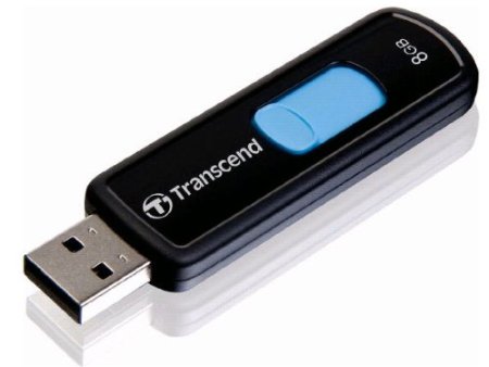 Transcend 8GB JetFlash 500 USB 2.0 Flash Drive (TS8GJF500)