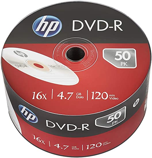 HP DVD-R 16X 50PK Bulk HP 4.7GB