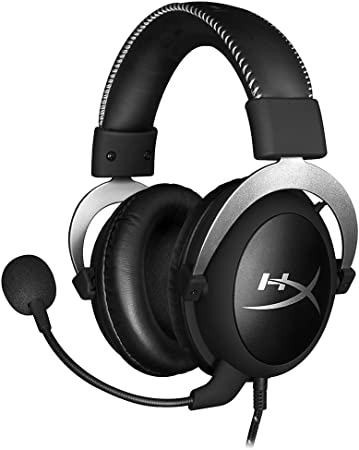 HyperX Cloud Pro Gaming Headset - Silver - with in-Line Audio Control for PS4, Xbox One, and PC (HX-HSCL-SR/NA)