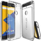 Nexus 6P Case Ringke Fusion Clear PC Back TPU Bumper w Screen Protector Drop ProtectionShock Absorption TechnologyAttached Dust Cap For Huawei Nexus 6P - Crystal View