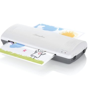 Swingline Thermal Laminator, Inspire Plus, Quick Warm-Up, Includes Laminating Pouches, White/Gray (1701857ECR)