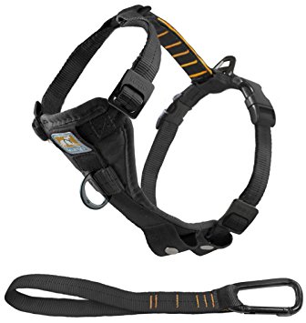 Kurgo Tru-Fit No Pull Dog Harness Easy Walk Dog Harness, Black, X-Large