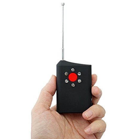 Romhn New GSM Device Finder Anti-Spy Signal Bug RF Hidden Camera Laser Lens Detector Spy Cam Finder
