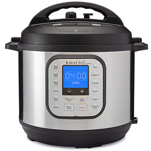 Instant Pot DUONOVA60 Duo Nova 6 Quart Pressure Cooker, 6 Qt, Silver