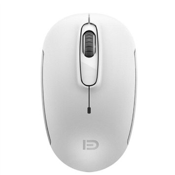 ShiRui L2 Power Saving 2.4GHz Wireless Home and Office Mouse/Mice for Laptop/PC/Mac with 3 Buttons, 15m Wireless Range, DPI 1600 and USB Receiver (White)