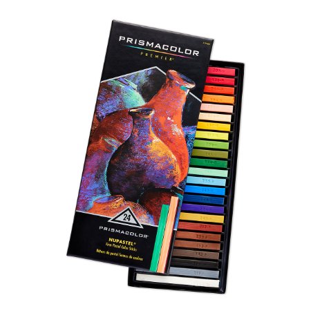 Prismacolor Premier NuPastel Firm Pastel Color Sticks, 24 Pack