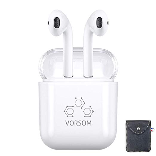 Bluetooth Earbuds Wireless Earbuds Bluetooth Headphones Wireless Headphones 5.0 Mini Stereo in-Ear TWS Earpieces Earphones Microphone with 1500mAh Charging Box for All Smart Phones