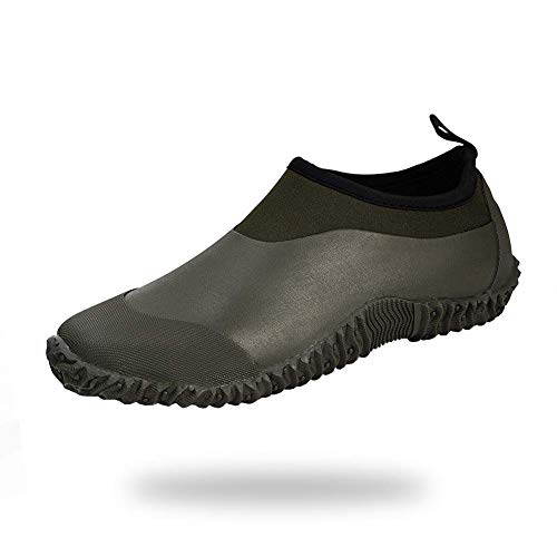 babaka Men's Rain Shoes Garden Waterproof Women's Rain Boots Rubber Outdoor Footwear
