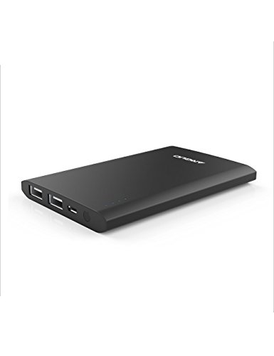 Power Bank，Anguo Portable Charger 5000mAh Ultra Slim Compact Power Bank External Battery Charger for iPhone7 Plus 6s 6 Plus, iPad, Samsung Galaxy, Nexus, HTC and More - Black