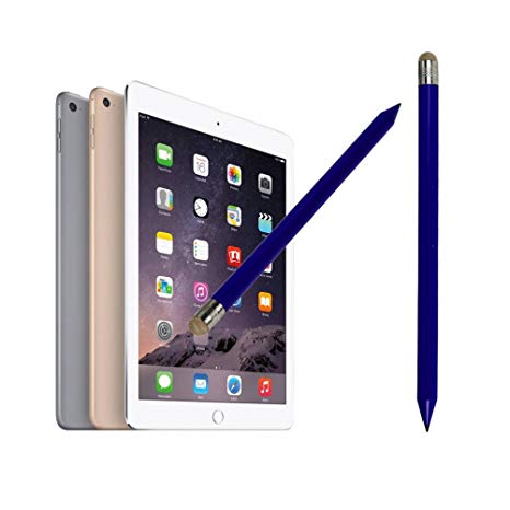 2In1 Pencil-style Aobiny Universal Capacitive Touch Stylus Pen for IPhone Tablet ICA (blue)