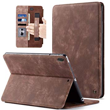 BELKA Case for iPad Pro 11 inch 2018, [Support Apple Pencil 2nd Gen Charging] [Hand Strap] Luxury Leather Folio Flip Cover with Auto Sleep/Wake for iPad Pro 11 Inch 2018 - Brown