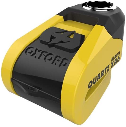 Oxford, Quartz XA disc lock and 110 dB XA6 alarm sound, Yellow BlackLK270, 5030009095702