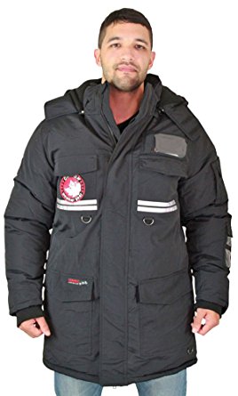 Canada Weather Gear Mens Faux Goose Down Expedition Parka