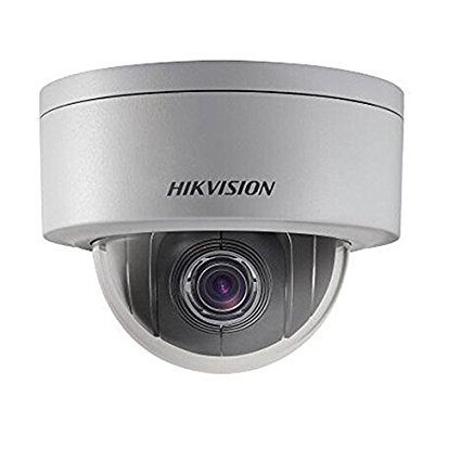 Hikvision DS-2DE3304W-DE Outdoor Day/Night Network Mini PTZ Dome Camera, 3MP, 4X Optical, 1080P, Surface Mount, POE/12VDC, H.264 Video Compression Format