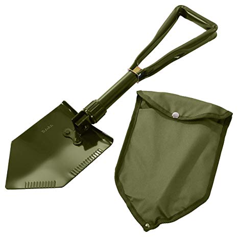 Rothco Plus Tri-Fold Shovel with Canvas Cover