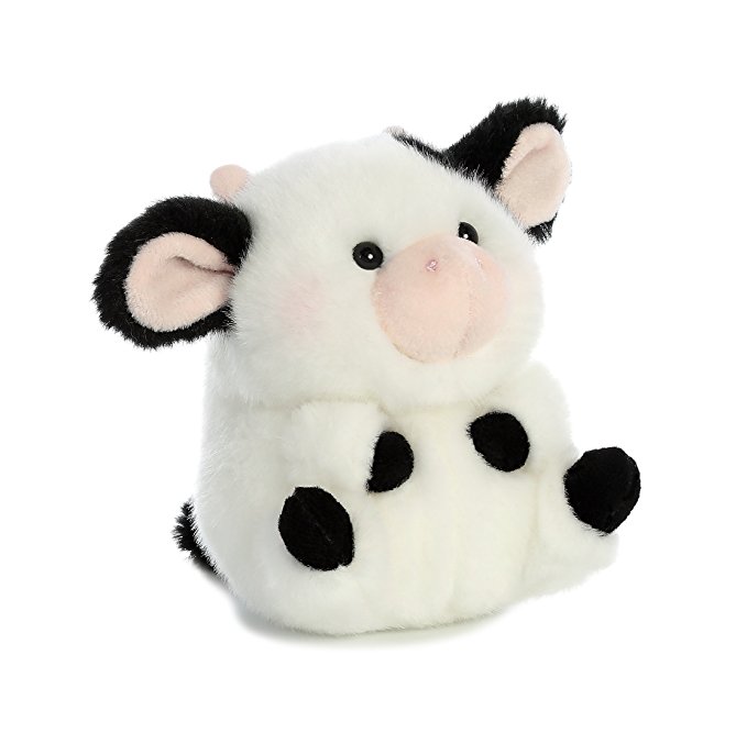 Aurora World Rolly Pet Daisy Cow Plush