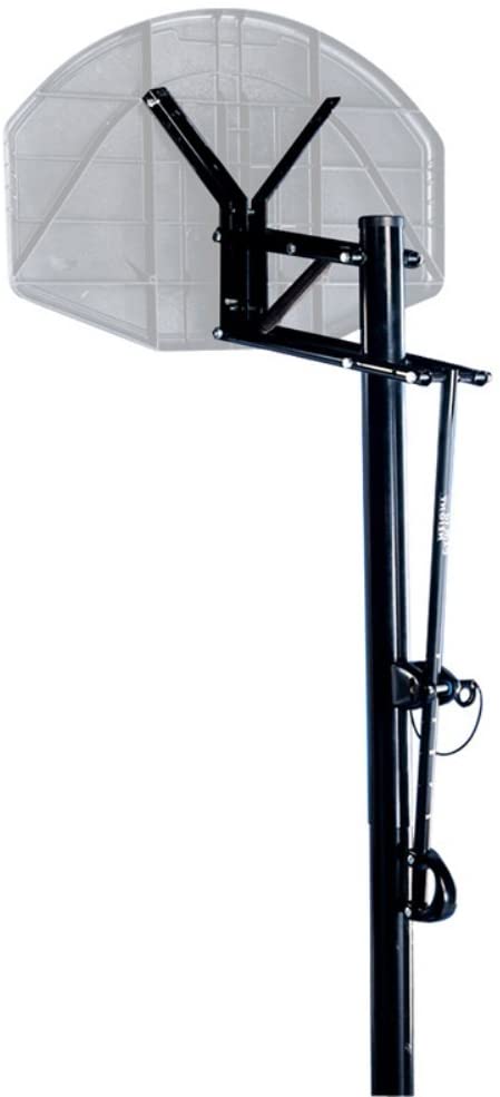 Spalding 88300S ExactaHeight Adjustable Pole Basketball Hoop System