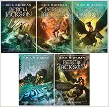 Rick Riordan PERCY JACKSON & THE OLYMPIANS Series Set Book 1-5