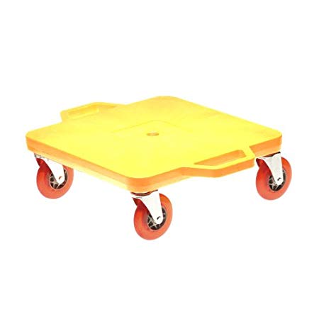 Cosom Scooter Board, 16 Inch Premium Sit & Scoot Board With 4 Inch Non-Marring Performance Wheels, Double Race Bearings, Safety Handles, Physical Education Class Equipment