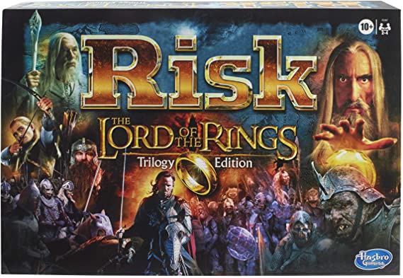 Hasbro Gaming Risk: The Lord of The Rings Trilogy Edition, Strategy Board Game for Ages 10 and Up, for 2-4 Players