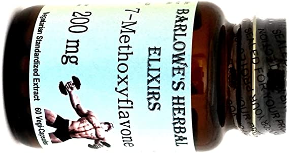 7-Methoxyflavone A.I. - 60 200mg VegiCaps - Stearate Free, Bottled in Glass! Free Shipping on Orders Over $49!