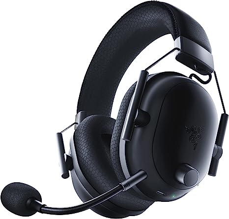 NEW Razer BlackShark V2 Pro Wireless Gaming Headset 2023 Edition: 50MM Titanium Drivers - HyperClear Super Wideband Mic - Noise-isolating Earcups - Ultra-Soft Memory Foam- 70 Hour Battery Life - Black