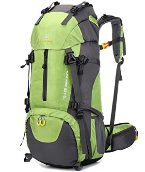 Camping Backpack Internal Frame 65L for Hiking Mountaineer Outdoor Sports Water Resistance Daypack Traveling Racksuck