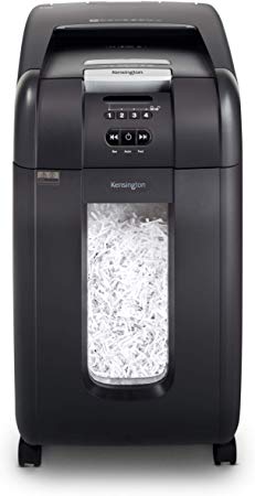 Kensington Shredder - Officeassist A3000 Auto-Feed Anti-Jam P4 300 Sheet Crosscut Shredder (K52080AM)