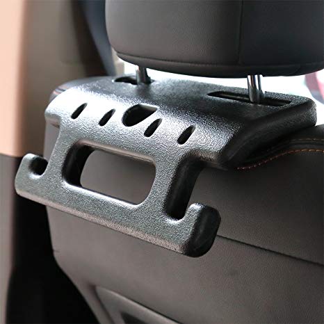 TTKTK Car Seat Headrest Hooks Backseat Hanger Hand Grip Universal Strong Durable 2Pack