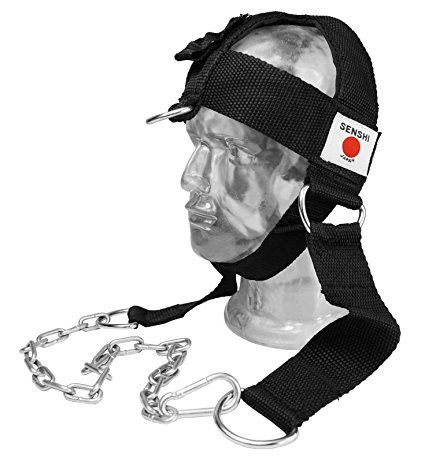 Senshi Japan Version III Head Harness Dipping Belt Neck Exercise Weight Lifting Gym Fitness Weight Training V3