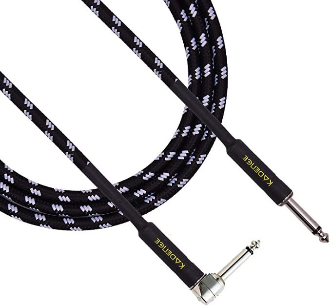 Kadence Guitar Cable with TRS 6.5mm Jack/Jack 90o 5M