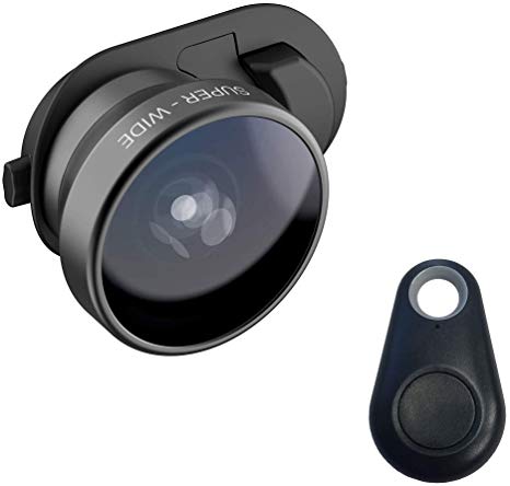 olloclip Multi-Device Clip with 3-in-1 Essential Lens Kit Includes Fisheye   Super Wide Angle   Macro - Compatible with iPhone, Pixel and Samsung Galaxy Smartphones   Selfie Bluetooth Remote Shutter