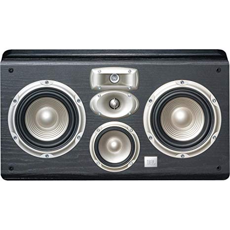 JBL LC2 4-Way, High Performance 6-inch Dual Wall-Mountable Center Channel Loudspeaker (Black)