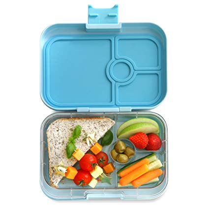 YUMBOX Panino(Liberty Blue) Leakproof Bento Lunch Box Container for Kids & Adults; Bento-style lunch box offers Durable, Leak-proof, On-the-go Meal and Snack Packing