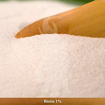 Pure Biotin 1% (Vitamin B7) Bulk Powder (250 Grams)