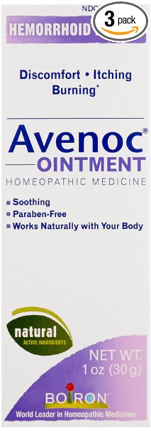 Boiron Avenoc Ointment 1-Ounce 30 g Pack of 3