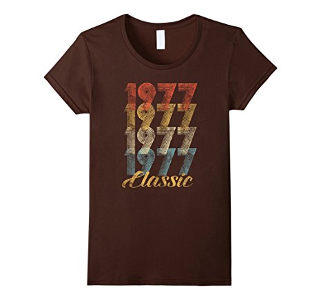 40th Birthday Gift Vintage 1977 T-Shirt for Men & Women