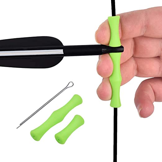 Archery Bowstring Finger Saver QuickShot Finger Guard for Hunting Shooting or Bowfishing Protective